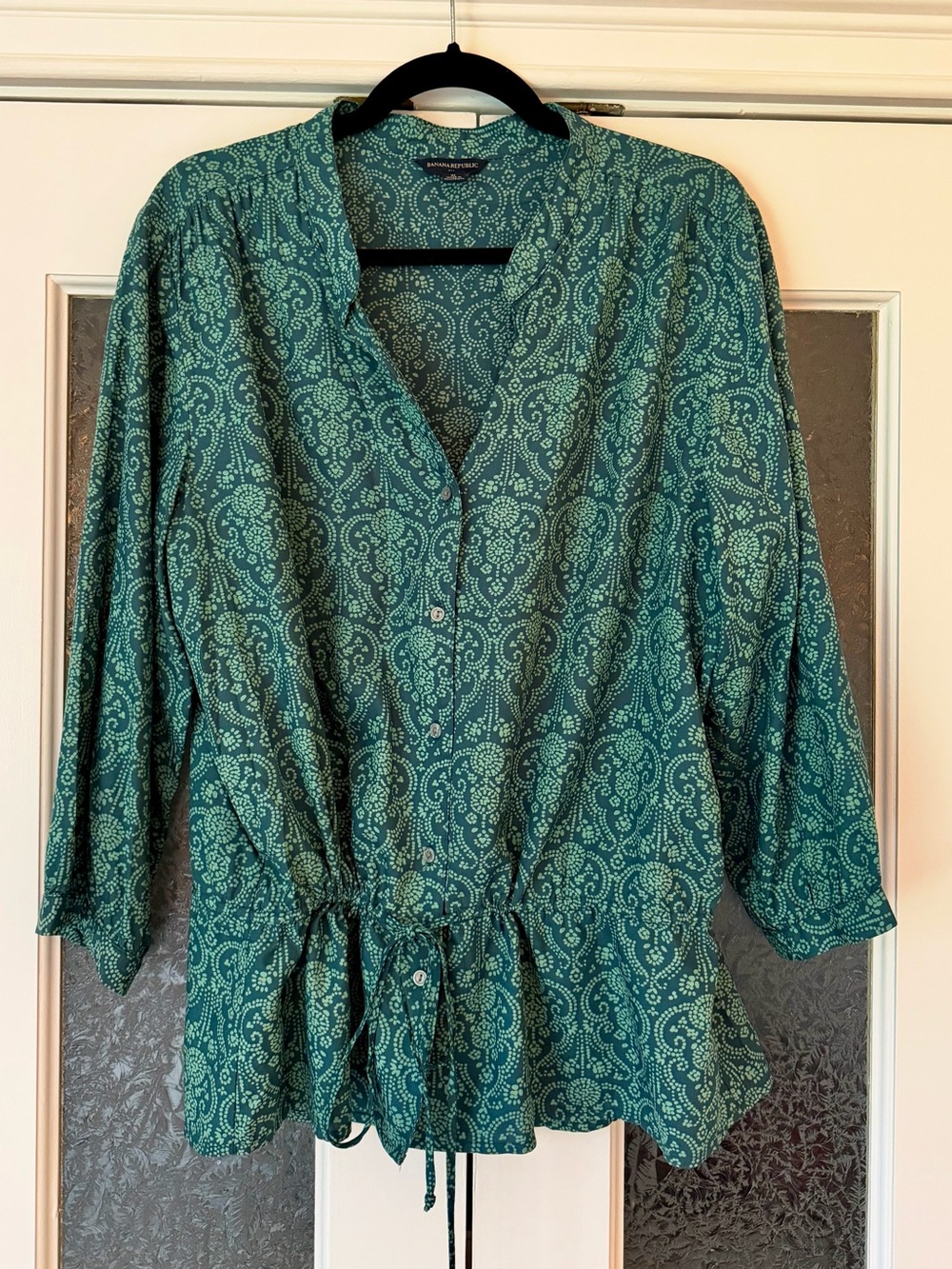 Banana Republic Cinched Waist Blouse